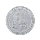 10 Gram Lord Shiva Parvathi Silver Coin (999 Purity) - Bangalore Refinery