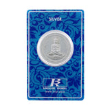 5 Gram Bhagwan Mahaveer with Mantra Silver Coin (999 Purity) - Bangalore Refinery