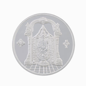 20 Gram Lord Balaji Silver Coin (999 Purity) - Bangalore Refinery